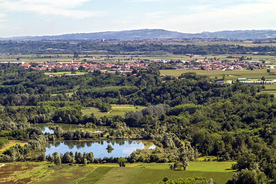 Vista aerea dell'Oasi